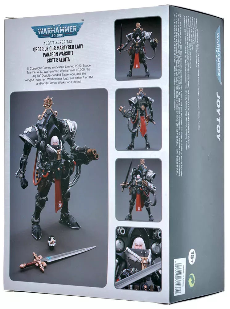 Фигурка JoyToy. Warhammer 40,000: Adepta Sororitas Paragon Warsuit Sister Aedita